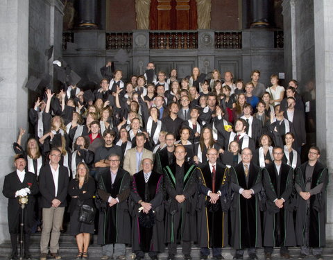 Proclamatie 2009/2010 faculteit Politieke en Sociale Wetenschappen-16386