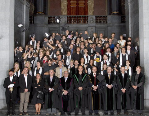 Proclamatie 2009/2010 faculteit Politieke en Sociale Wetenschappen-16387