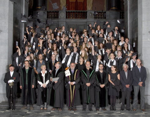 Proclamatie 2009/2010 faculteit Politieke en Sociale Wetenschappen-16397