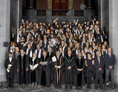 Proclamatie 2009/2010 faculteit Politieke en Sociale Wetenschappen-16406