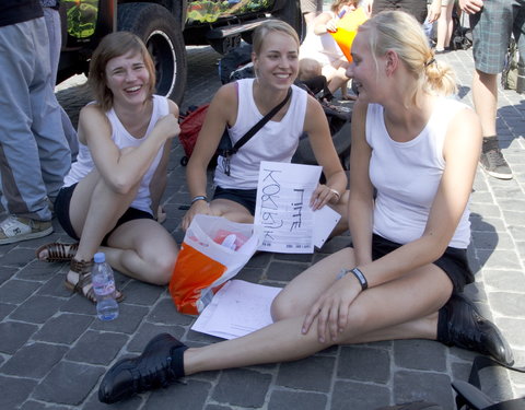 UGent race 'Route du Soleil', liftrace naar Barcelona met 300 UGent studenten-16596