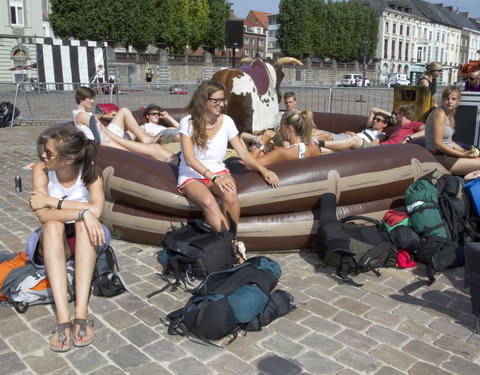 UGent race 'Route du Soleil', liftrace naar Barcelona met 300 UGent studenten-16597