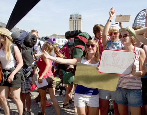 UGent race 'Route du Soleil', liftrace naar Barcelona met 300 UGent studenten-16617