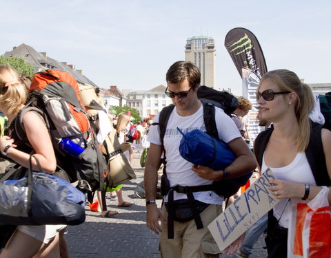 UGent race 'Route du Soleil', liftrace naar Barcelona met 300 UGent studenten-16619