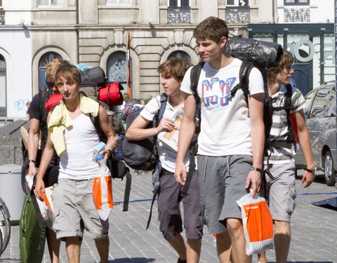 UGent race 'Route du Soleil', liftrace naar Barcelona met 300 UGent studenten-16623