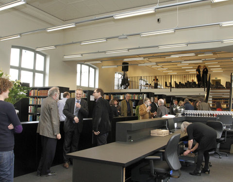 Inhuldiging eerste fase faculteitsbibliotheek Letteren en Wijsbegeerte-1663