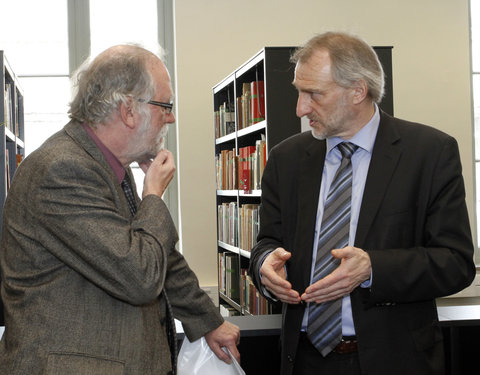 Inhuldiging eerste fase faculteitsbibliotheek Letteren en Wijsbegeerte-1664