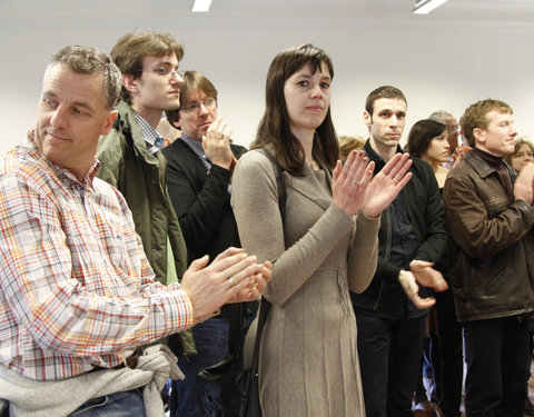 Inhuldiging eerste fase faculteitsbibliotheek Letteren en Wijsbegeerte-1687