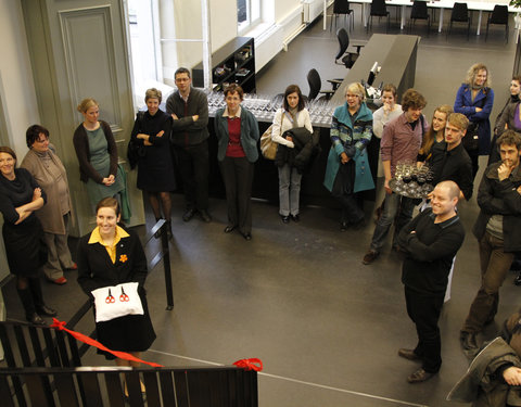 Inhuldiging eerste fase faculteitsbibliotheek Letteren en Wijsbegeerte-1698