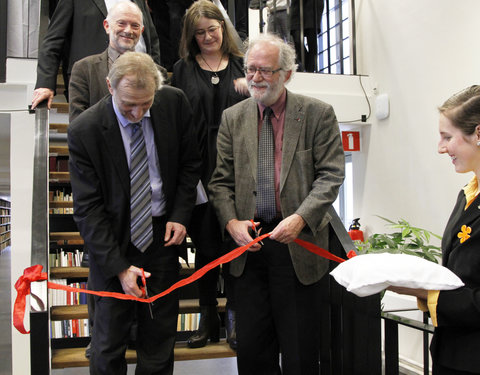 Inhuldiging eerste fase faculteitsbibliotheek Letteren en Wijsbegeerte-1699