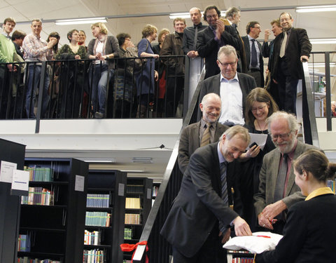 Inhuldiging eerste fase faculteitsbibliotheek Letteren en Wijsbegeerte-1702