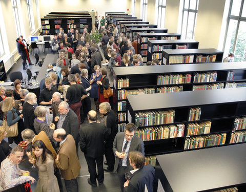 Inhuldiging eerste fase faculteitsbibliotheek Letteren en Wijsbegeerte-1709