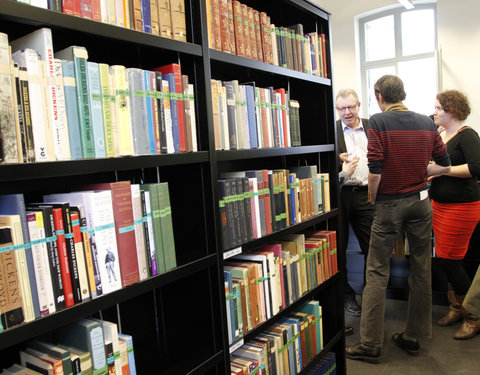 Inhuldiging eerste fase faculteitsbibliotheek Letteren en Wijsbegeerte-1714