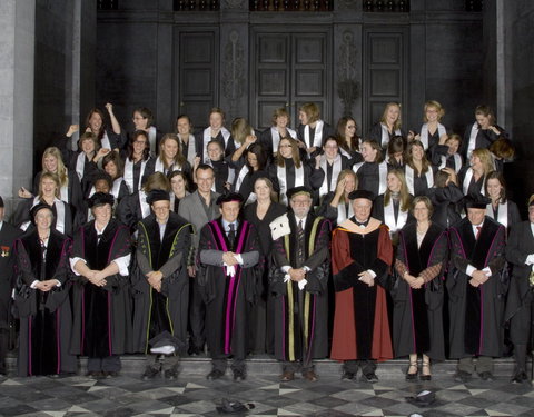 Proclamatie 2011/2012 Master of Science GVO, MB en VV