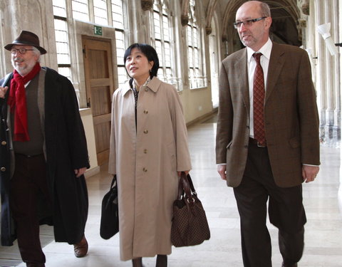 Overleg met delegatie van de  Universiteit van Incheon (UI, Zuid-Korea)-18014