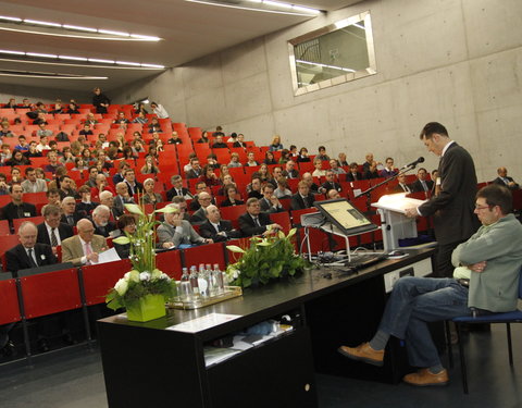 Vlaams Wetenschappelijk Economisch Congres aan UGent, in het kader van het Belgische EU-voorzitterschap en met hoofdthema 'Gloka