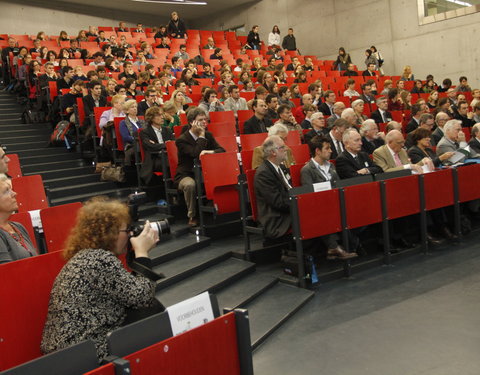 Vlaams Wetenschappelijk Economisch Congres aan UGent, in het kader van het Belgische EU-voorzitterschap en met hoofdthema 'Gloka