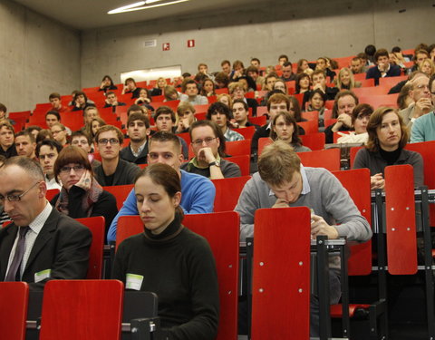 Vlaams Wetenschappelijk Economisch Congres aan UGent, in het kader van het Belgische EU-voorzitterschap en met hoofdthema 'Gloka