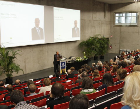 Vlaams Wetenschappelijk Economisch Congres aan UGent, in het kader van het Belgische EU-voorzitterschap en met hoofdthema 'Gloka