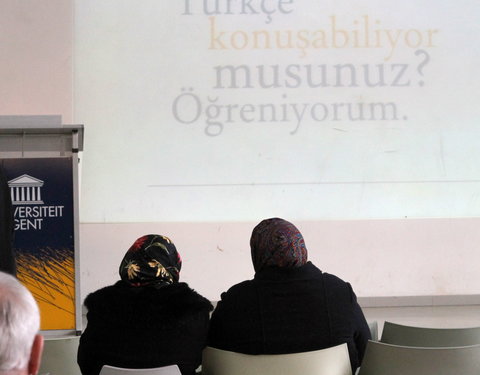 Inauguratie van de cursussen Turks gegeven door het Universitair Centrum voor Talenonderwijs (UCT) van de UGent in samenwerking 