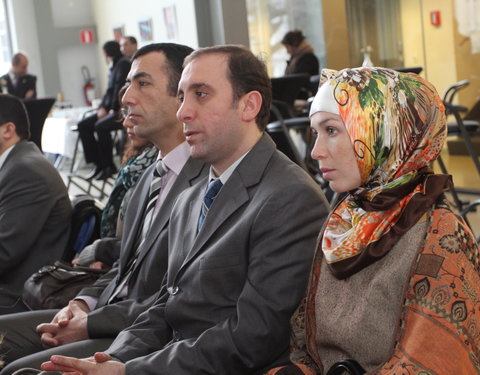 Inauguratie van de cursussen Turks gegeven door het Universitair Centrum voor Talenonderwijs (UCT) van de UGent in samenwerking 