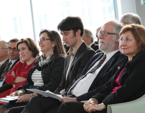 Inauguratie van de cursussen Turks gegeven door het Universitair Centrum voor Talenonderwijs (UCT) van de UGent in samenwerking 