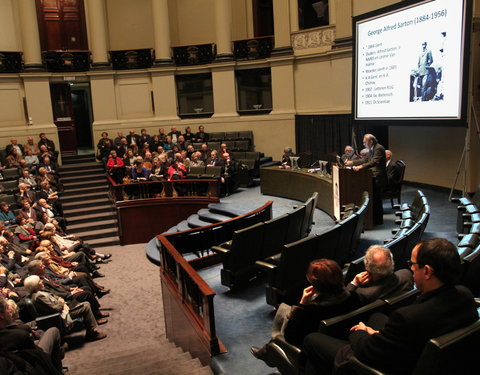 Sarton Leerstoel 2010/2011: lezing door em. prof. Luc Daels met uitreiking van sartonmedaille-18798