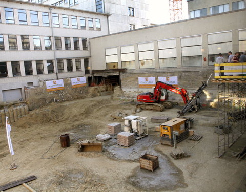 Eerstesteenlegging restauratie Boekentoren en omringende Henry van de Velde-complex