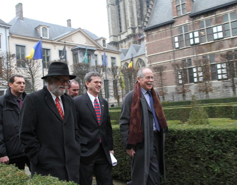 Gastcollege door de ambassadeur van de Verenigde Staten in België