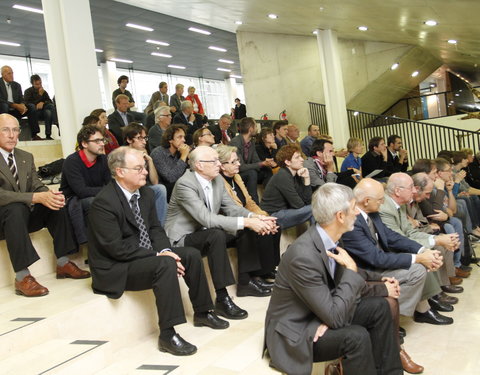 Opening tentoonstelling ' Brainstormen in Brussel, 100 jaar Solvayraden voor Fysica'-20080