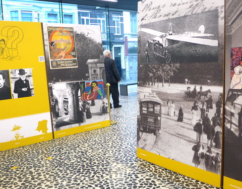 Opening tentoonstelling ' Brainstormen in Brussel, 100 jaar Solvayraden voor Fysica'-20095