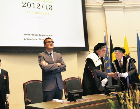 Plechtige opening academiejaar 2012/2013 aan de Universiteit Gent-20473