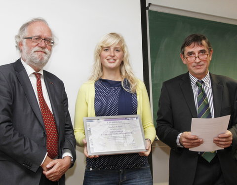 Uitreiking certificaten topstudenten bachelor Diergeneeskunde-20568