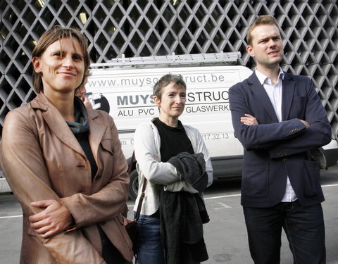 Officiële indienststelling van elektrische oplaadeilanden aan het Olympus fietsstation Zuid (Wilsonplein) en in het UGent rector