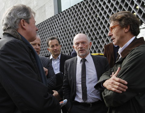 Officiële indienststelling van elektrische oplaadeilanden aan het Olympus fietsstation Zuid (Wilsonplein) en in het UGent rector