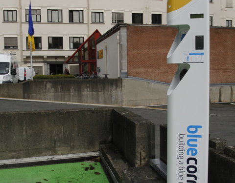 Officiële indienststelling van elektrische oplaadeilanden aan het Olympus fietsstation Zuid (Wilsonplein) en in het UGent rector