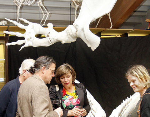 Inhuldiging nieuwe preparaten in het Museum Morfologie