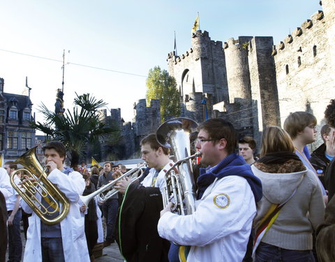 Gravensteenfeesten: ludieke bezetting van het Gravensteen, jaarlijkse herdenking van het eerste studentenbeleg in november 1949 