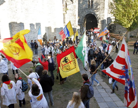 Gravensteenfeesten: ludieke bezetting van het Gravensteen, jaarlijkse herdenking van het eerste studentenbeleg in november 1949 