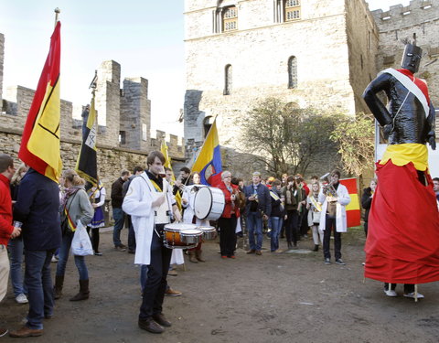 Gravensteenfeesten: ludieke bezetting van het Gravensteen, jaarlijkse herdenking van het eerste studentenbeleg in november 1949 