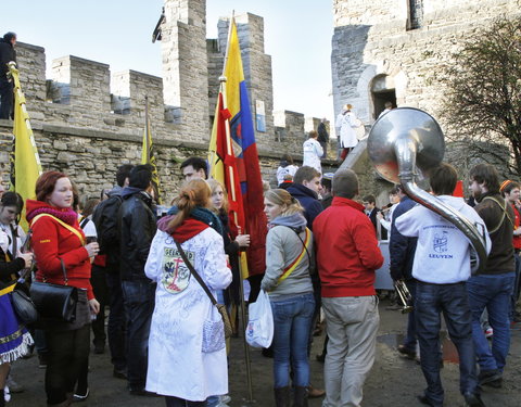 Gravensteenfeesten: ludieke bezetting van het Gravensteen, jaarlijkse herdenking van het eerste studentenbeleg in november 1949 