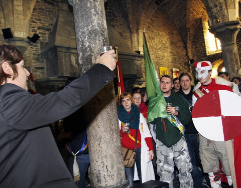 Gravensteenfeesten: ludieke bezetting van het Gravensteen, jaarlijkse herdenking van het eerste studentenbeleg in november 1949 