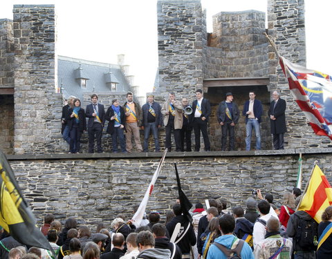 Gravensteenfeesten: ludieke bezetting van het Gravensteen, jaarlijkse herdenking van het eerste studentenbeleg in november 1949 