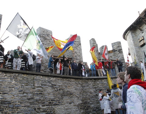 Gravensteenfeesten: ludieke bezetting van het Gravensteen, jaarlijkse herdenking van het eerste studentenbeleg in november 1949 