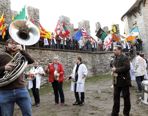 Gravensteenfeesten: ludieke bezetting van het Gravensteen, jaarlijkse herdenking van het eerste studentenbeleg in november 1949 