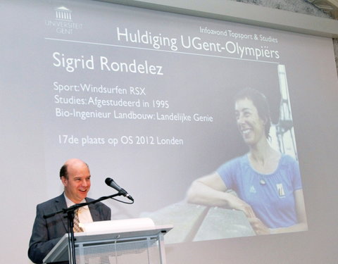 Infosessie topsporters 2012 en huldiging UGent topsporters die deelnamen aan de Olympische en Paralympische Spelen in Londen-217