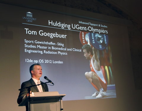 Infoavond Topsport en Studies en huldiging UGent-Olympiërs