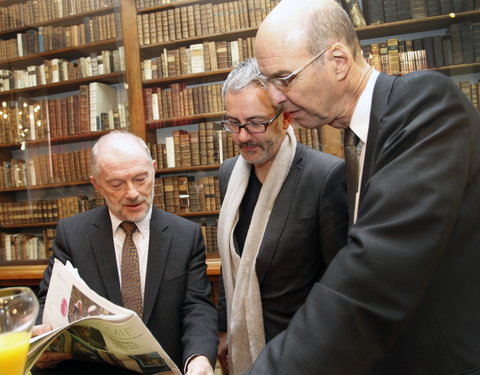 Ondertekening protocol voor schenking Charles Vandenhove, kaderend in het concept van het ‘Vandenhove Paviljoen’ en uitreiking e