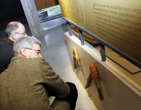 Opening tentoonstelling 'Voorbij de horizon - Samenlevingen in\nKanaal en Noordzee 3500 jaar geleden' in het Provinciaal Erfgoedc