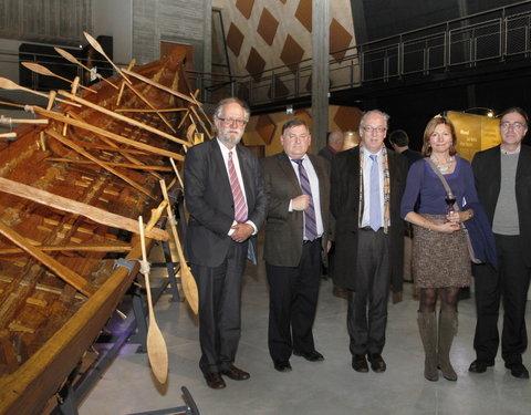 Opening tentoonstelling 'Voorbij de horizon - Samenlevingen in\nKanaal en Noordzee 3500 jaar geleden' in het Provinciaal Erfgoedc